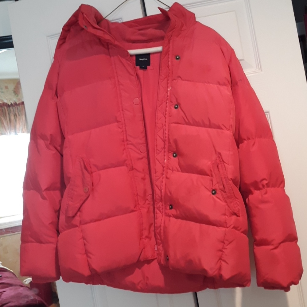 Pink Gap Kids Down Puffer